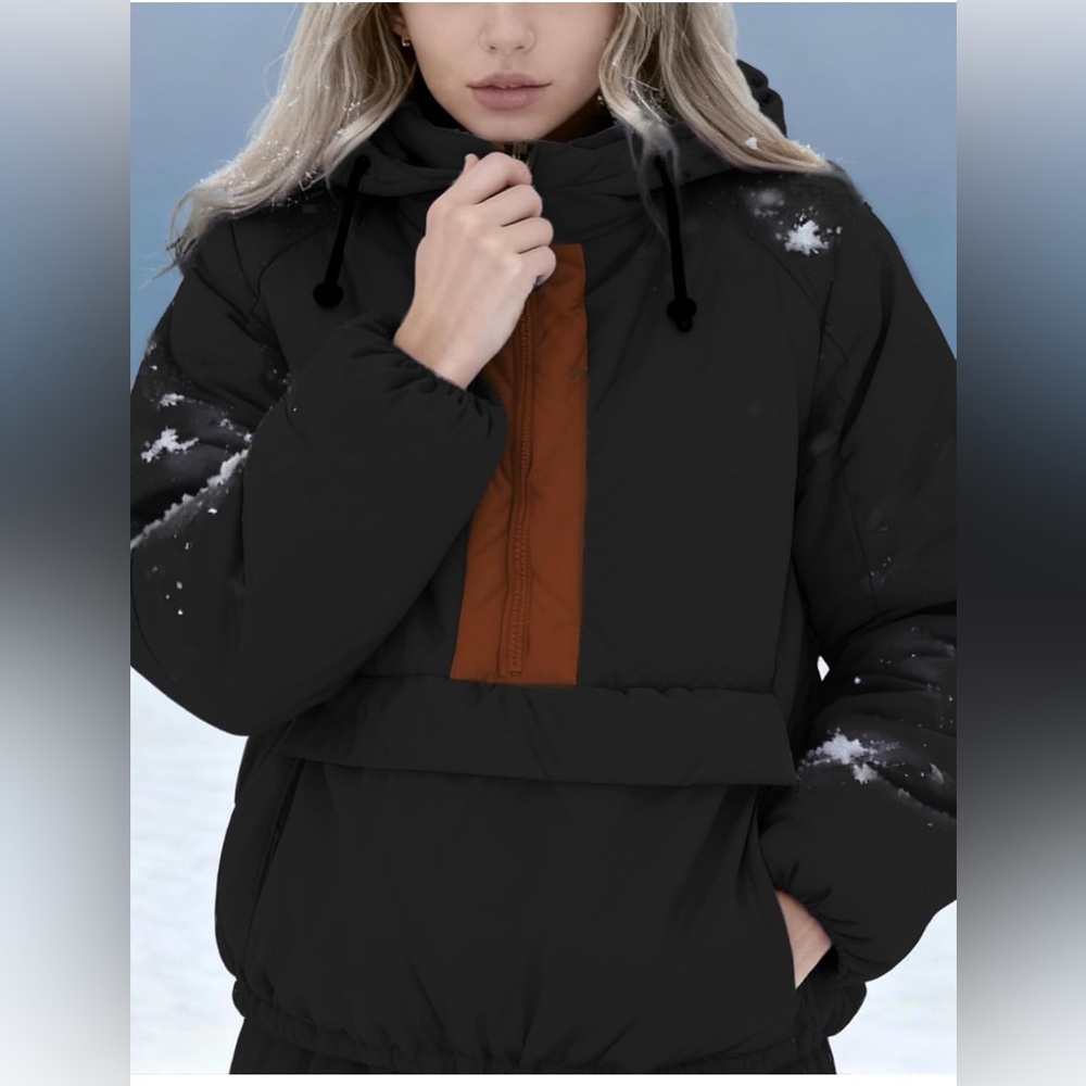 Amazon Women's Oversized pillow Puffer Water Resistant Pullover Jacket Sz L